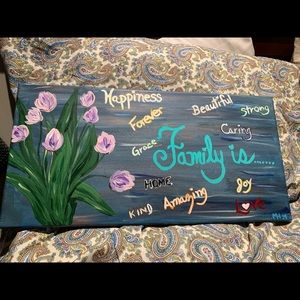 Handmade painted family is.....